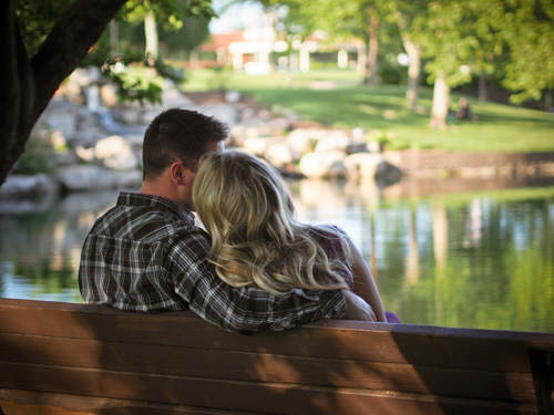 Couple on Bench