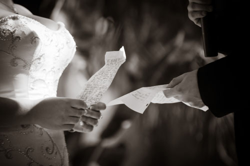 Reading vows