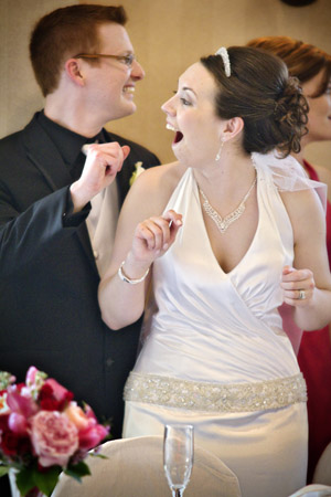 Bride and guest