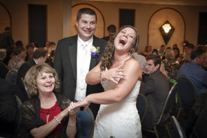 Wedding Party having Fun