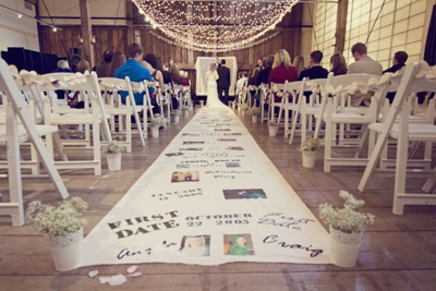 Personalized Aisle Runner