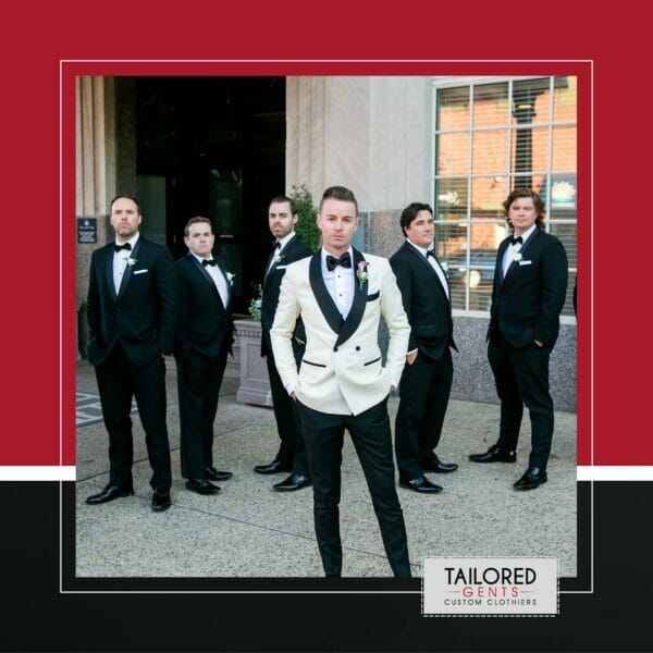 Grooms and Groomsmen Attire for a Wedding 