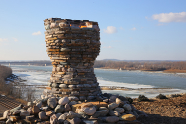 Fire Pit overlooking Missouri River