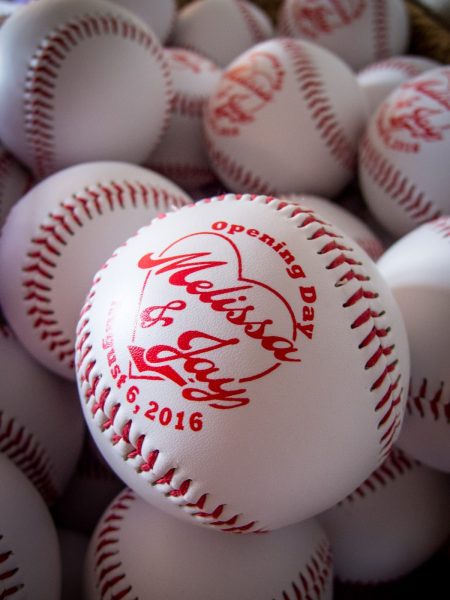 Cardinals Baseball with Wedding Signature