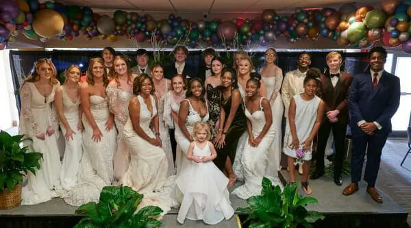 Bridal gown and formalwear show