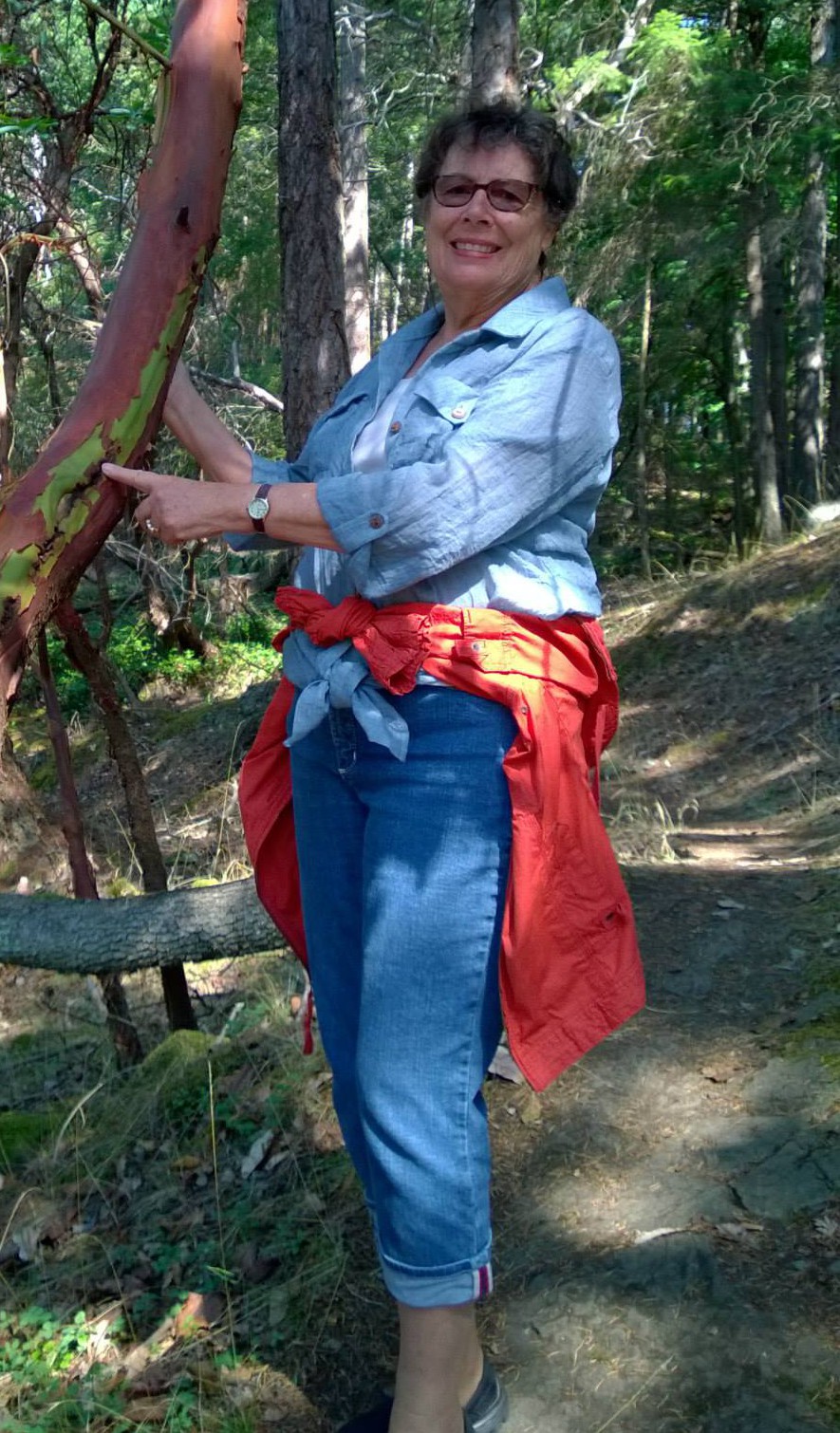Susan and madrona tree