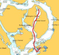 Pendrell sound to tenedos bay